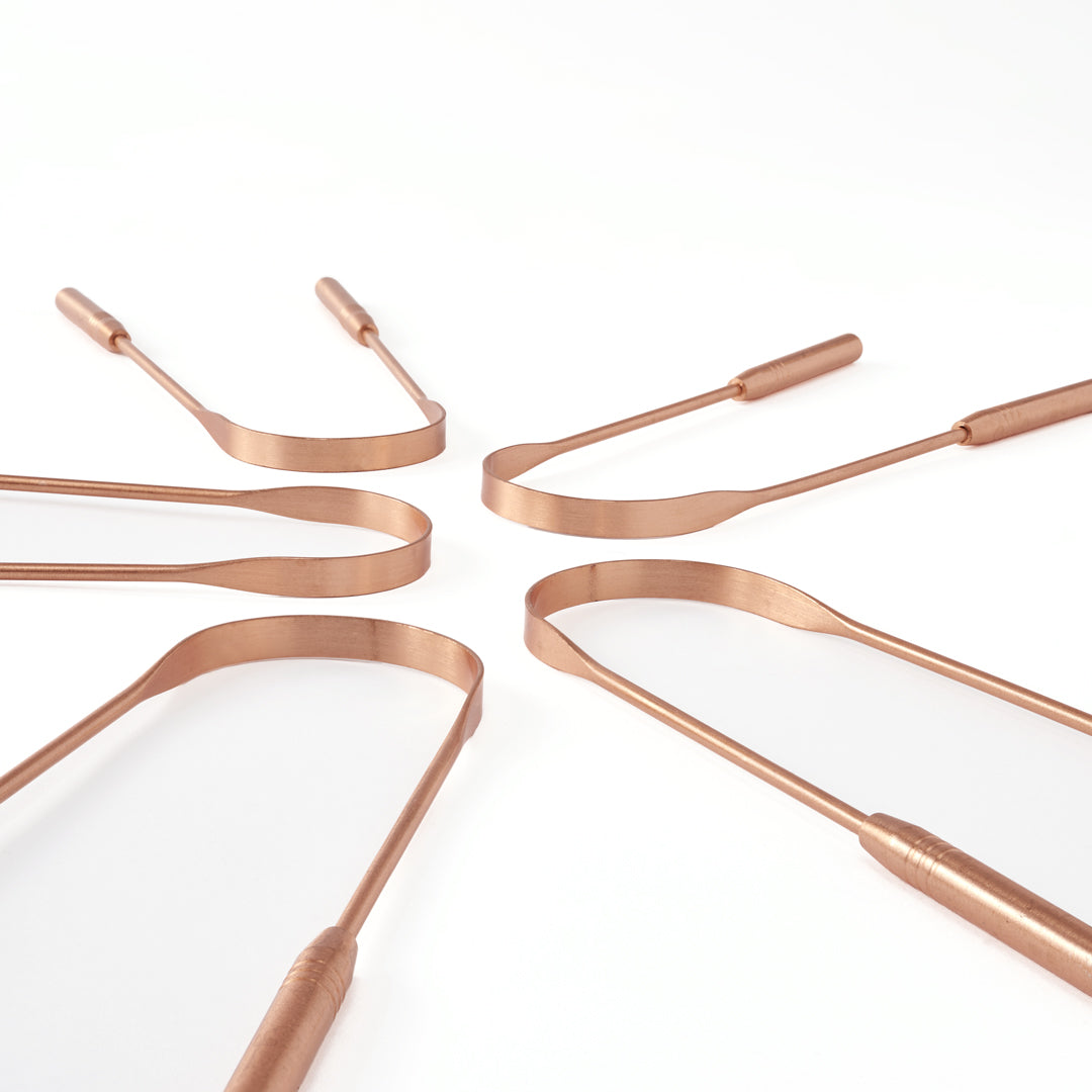 New Copper Tongue Scraper